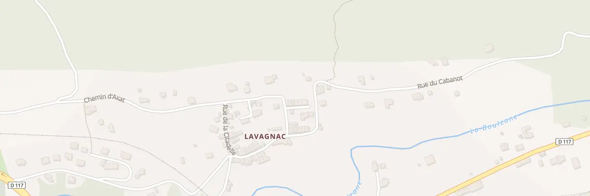 Plan du 114A Lavagnac à Puilaurens
