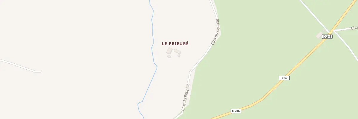 Plan du 5036 Le Prieure à Saint-Palais