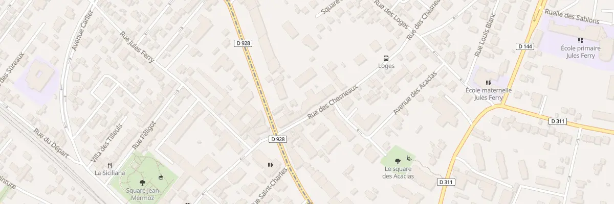 Plan du 98 Rue des Chesneaux à Montmorency