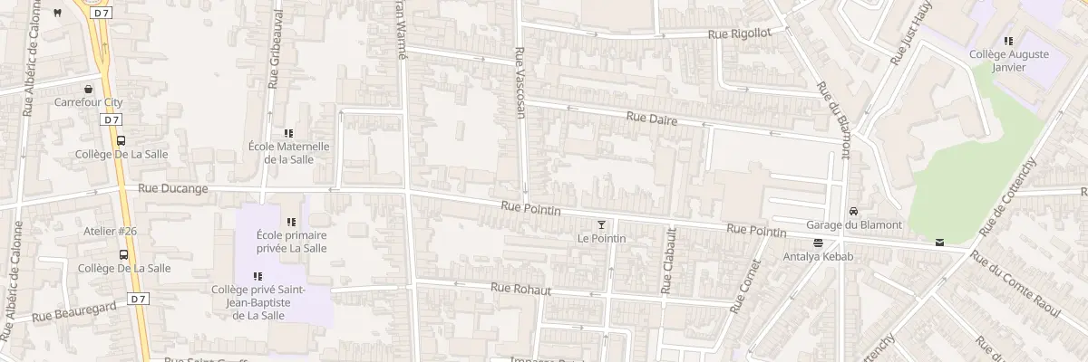 Plan du 99 Rue Vascosan à Amiens