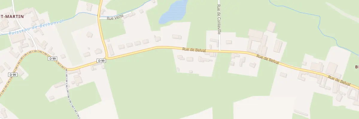 Plan du 12 Rue de Béthonval à Hernicourt