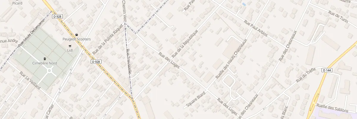 Plan du 85B Rue de la République à Montmorency