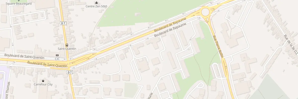 Plan du 321 Bd de Bapaume à Amiens