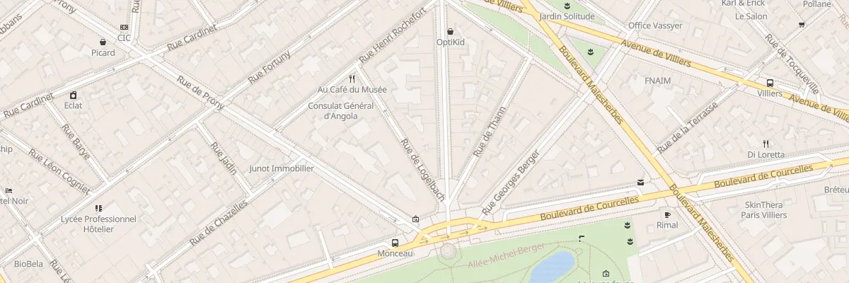 Plan du 4 Rue de Logelbach à Paris 17e Arrondissement