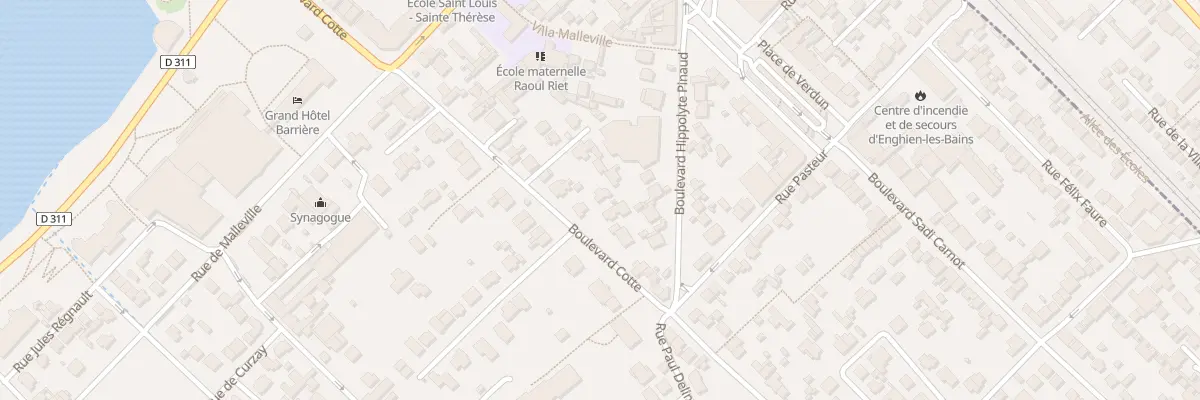 Plan du 27 Bd Cotte à Enghien-les-Bains