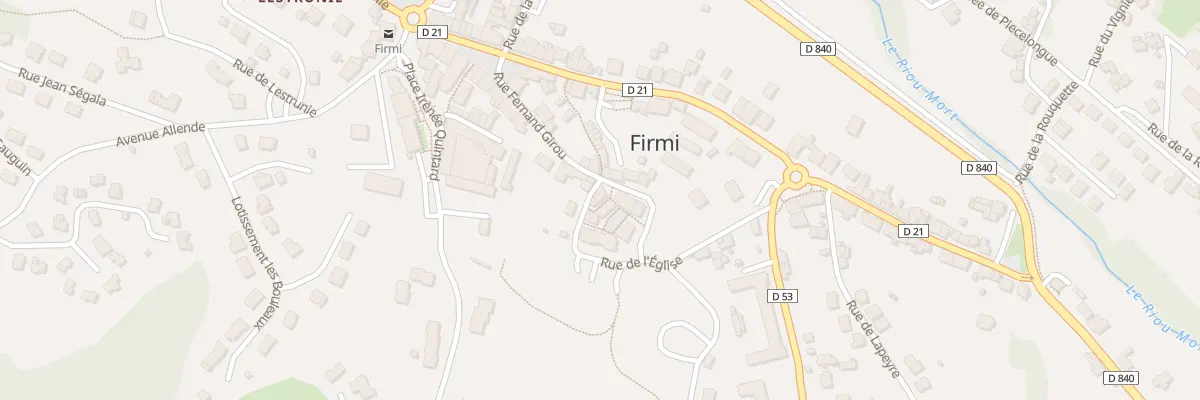 Plan du 4 Res de la Vieille Porte à Firmi