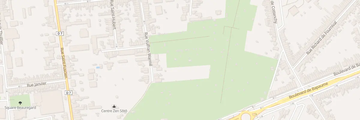 Plan du 247 Rue Vulfran Warmé à Amiens