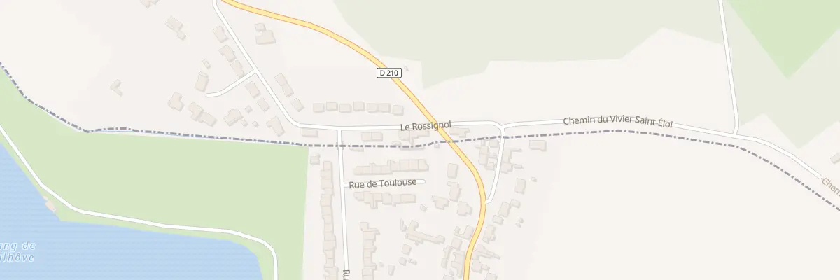 Plan du 8 Le Rossignol à Clairmarais