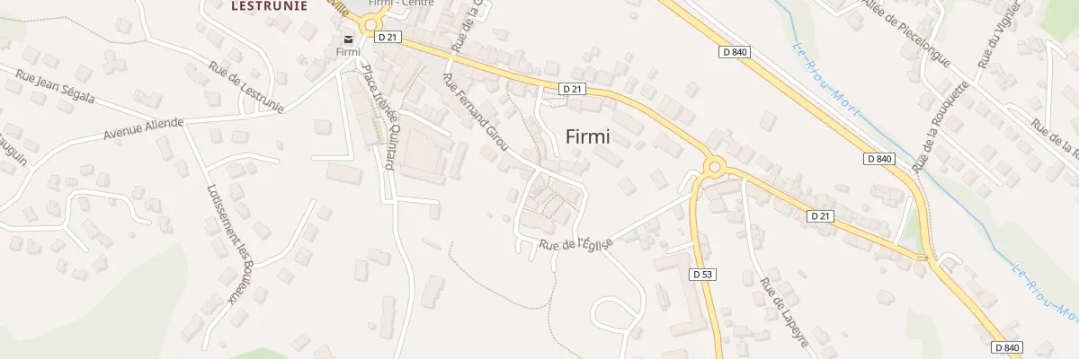 Plan du 2 Res de la Vieille Porte à Firmi