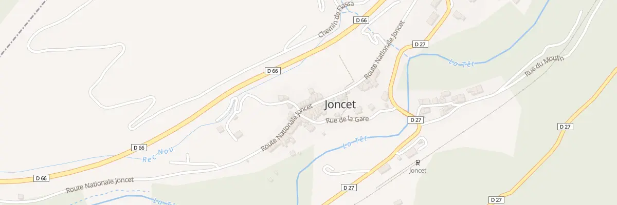 Plan du 8 Rte Nationale Joncet à Serdinya