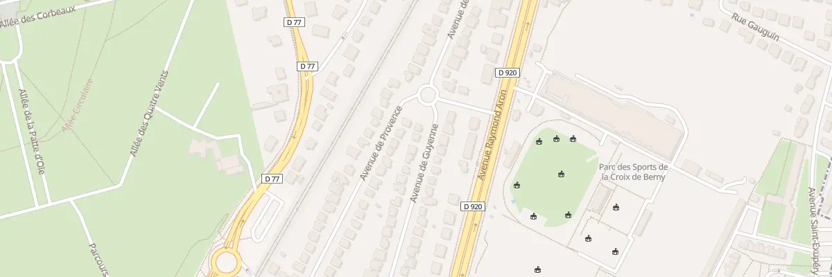 Plan du 4 Av Guyenne à Antony