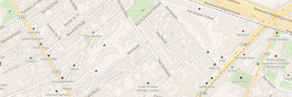 Plan du 40B Rue Gambetta à Malakoff