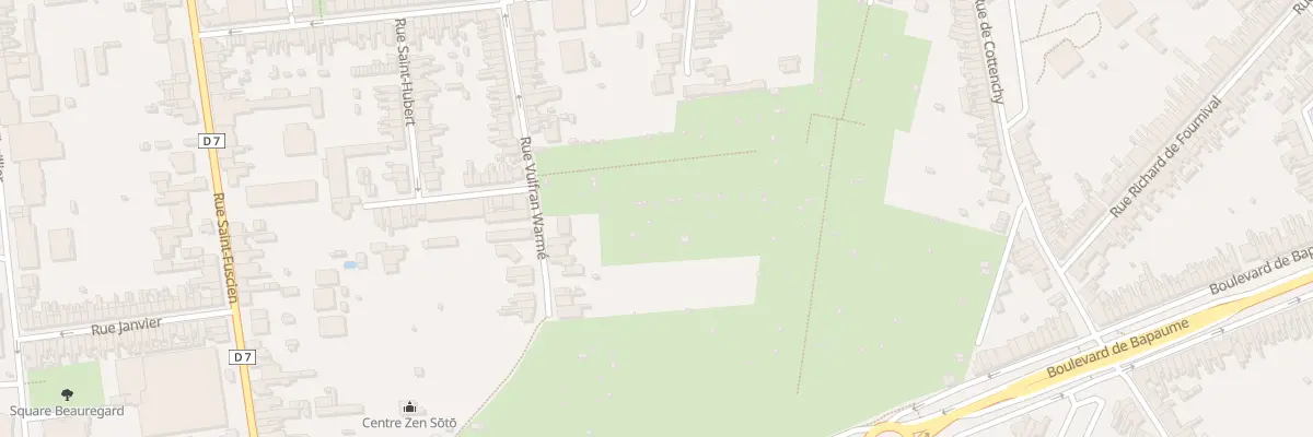 Plan du 245 Rue Vulfran Warmé à Amiens