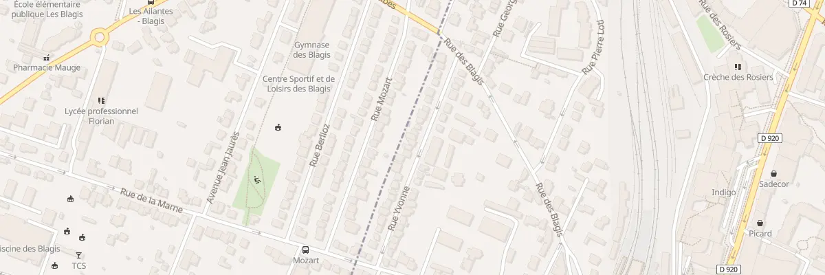 Plan du 31B Rue Yvonne à Bourg-la-Reine