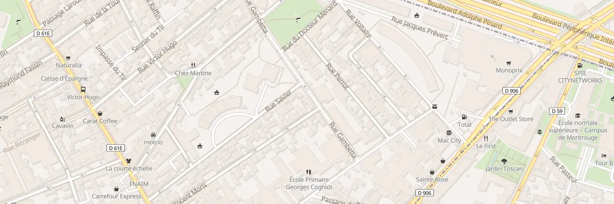 Plan du 42 Rue Gambetta à Malakoff