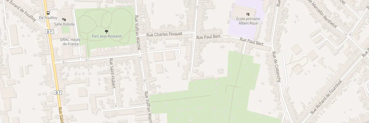 Plan du 98 Rue Coquerel à Amiens