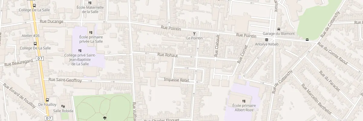 Plan du 30 Rue Rohaut à Amiens