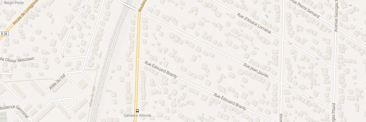 Plan du 17 Rue Edouard Branly à Sainte-Geneviève-des-Bois