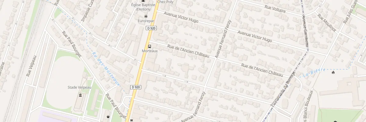 Plan du 14 Rue de l’Ancien Château à Antony