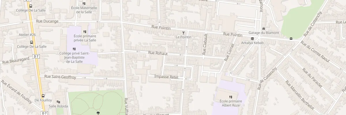 Plan du 32 Rue Rohaut à Amiens