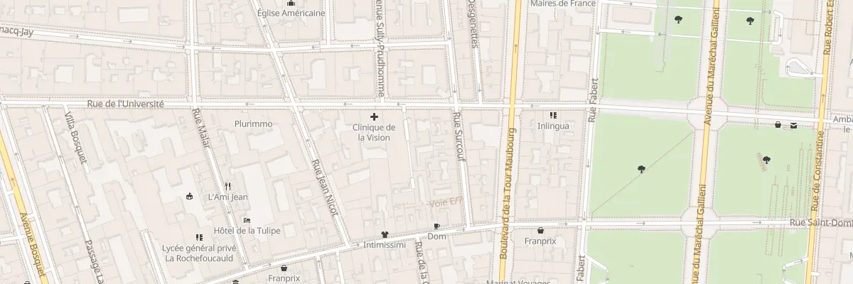 Plan du 123 Rue de l’Université à Paris 7e Arrondissement