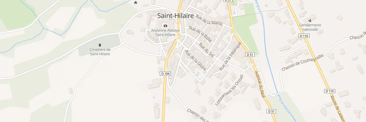 Plan du 3 Rue du Cap de la Ville à Saint-Hilaire