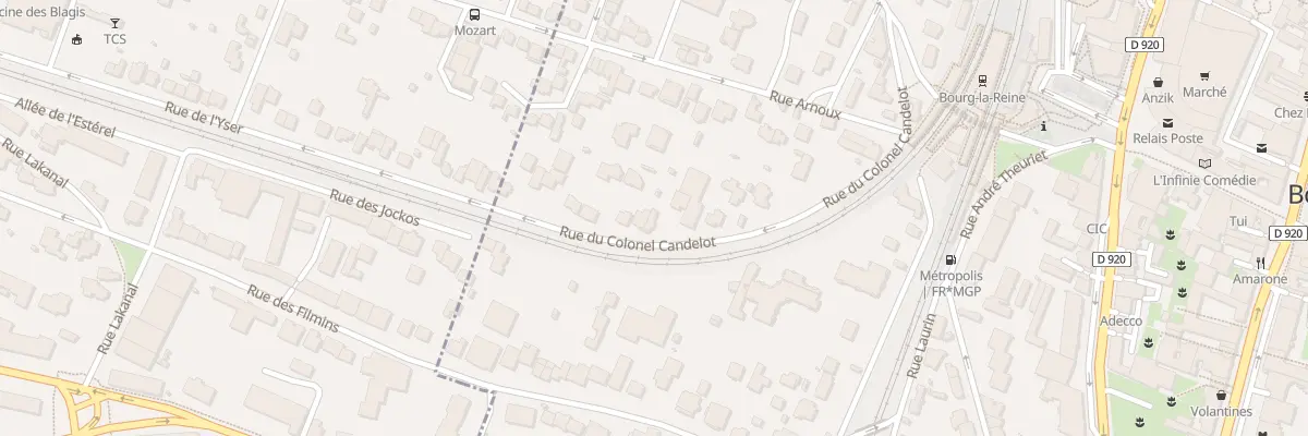 Plan du 24 Rue du Colonel Candelot à Bourg-la-Reine