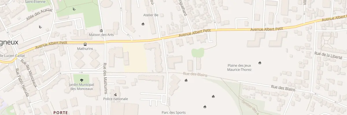 Plan du 3 Rue F L Gibon à Bagneux