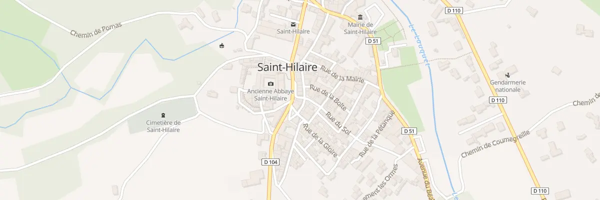 Plan du 22 Rue Grande à Saint-Hilaire