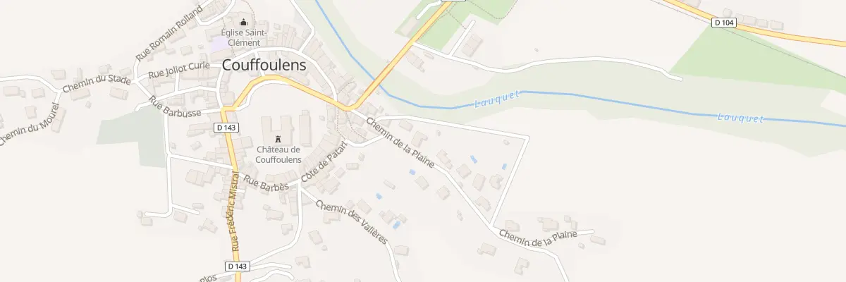 Plan du 4 Che de la Vieille Fontaine à Couffoulens