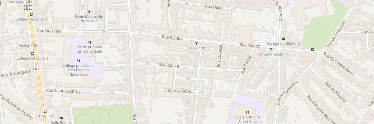 Plan du 45 Rue Rohaut à Amiens