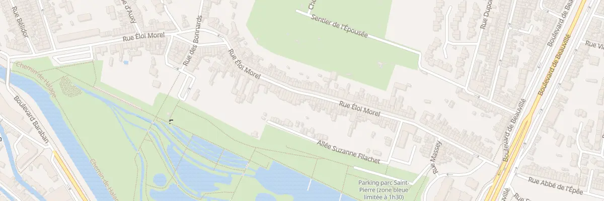 Plan du 164 Rue Eloi Morel à Amiens