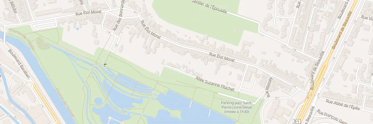 Plan du 166 Rue Eloi Morel à Amiens