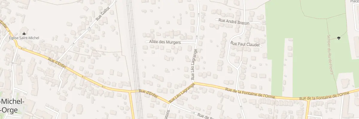Plan du 6 All des Murgers à Saint-Michel-sur-Orge
