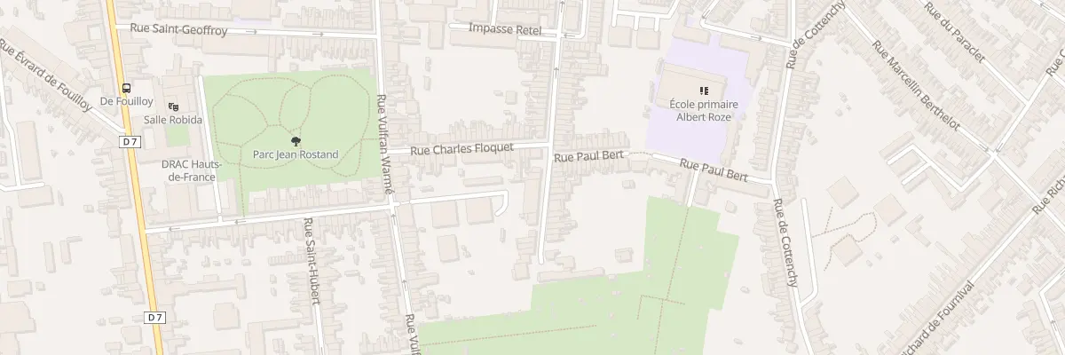 Plan du 88 Rue Coquerel à Amiens
