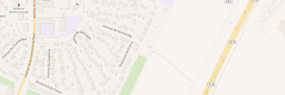 Plan du 134 Bd de France à Brétigny-sur-Orge