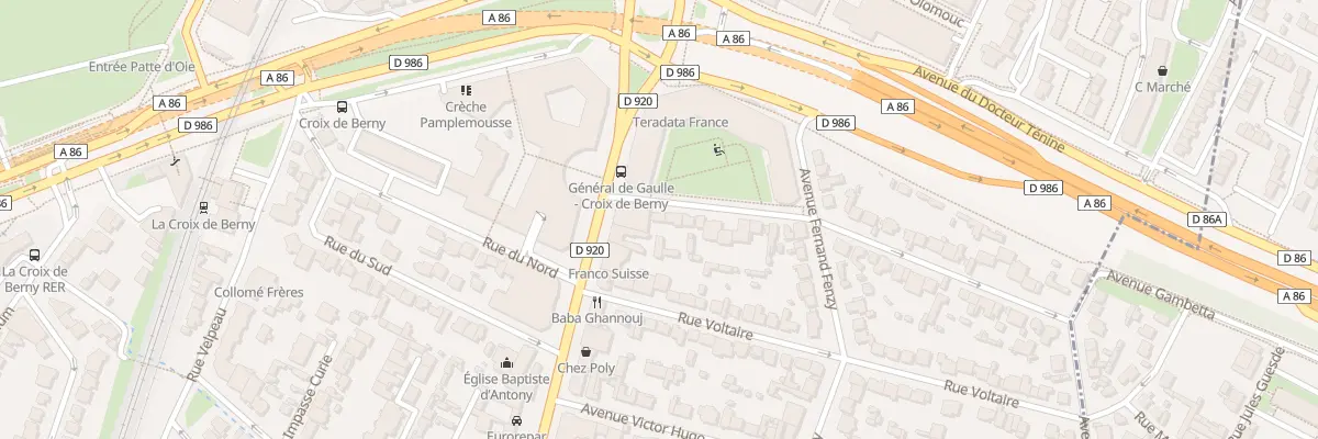 Plan du 4 Rue du Parc à Antony