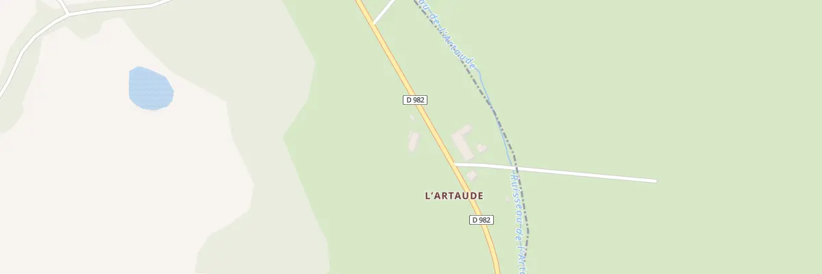 Plan du 5001 L’Artaude à Valiergues