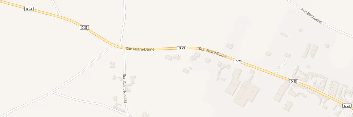 Plan du 45 Rue Notre Dame à Thieux