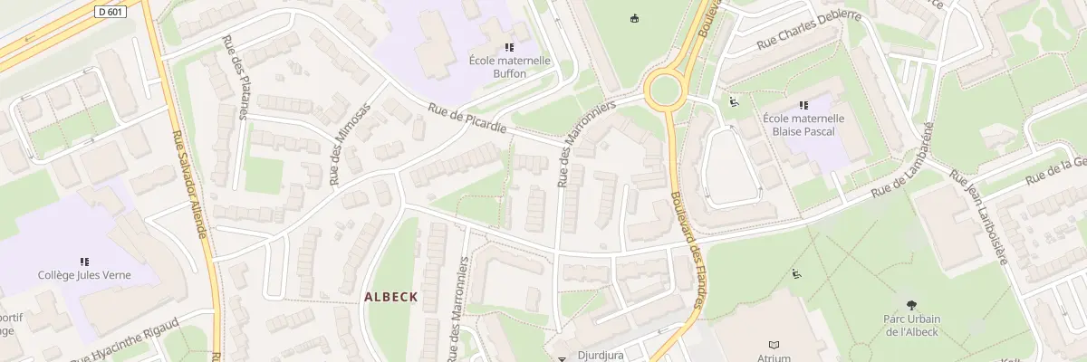 Plan du 1 Rue de Picardie à Grande-Synthe