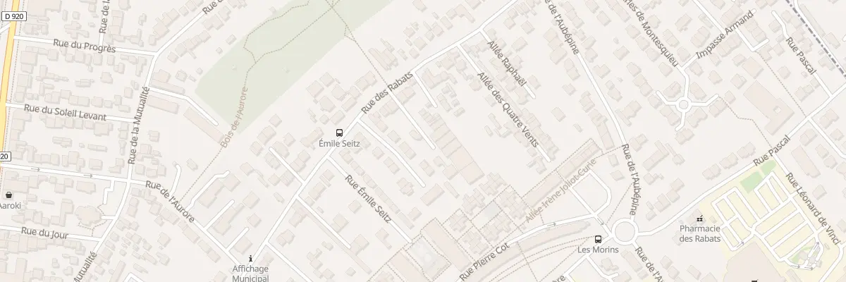 Plan du 111 Rue des Rabats à Antony