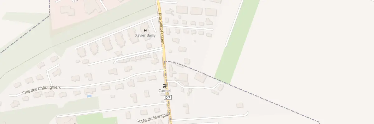 Plan du 587 Rue Saint-Fuscien à Amiens