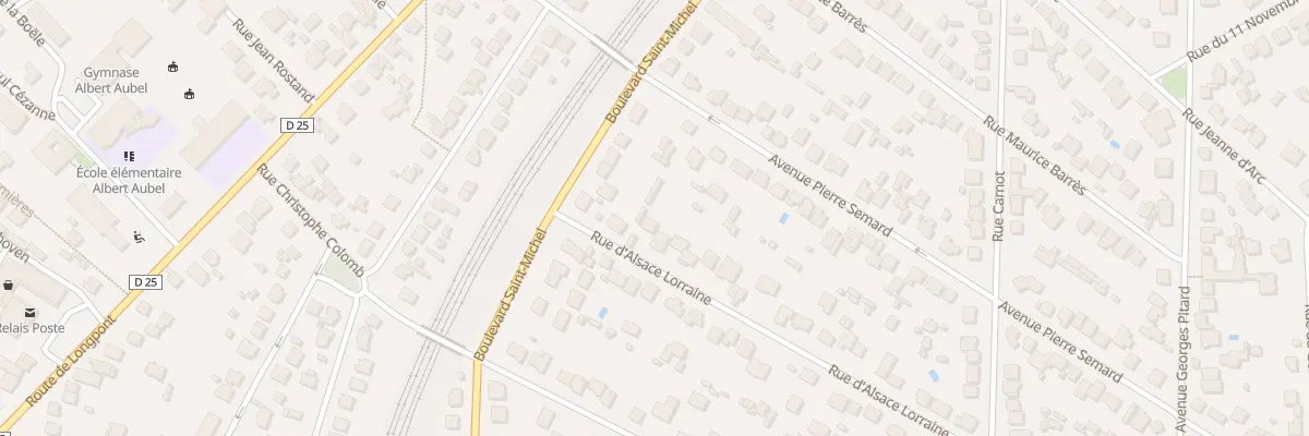 Plan du 9 Rue d’Alsace Lorraine à Sainte-Geneviève-des-Bois