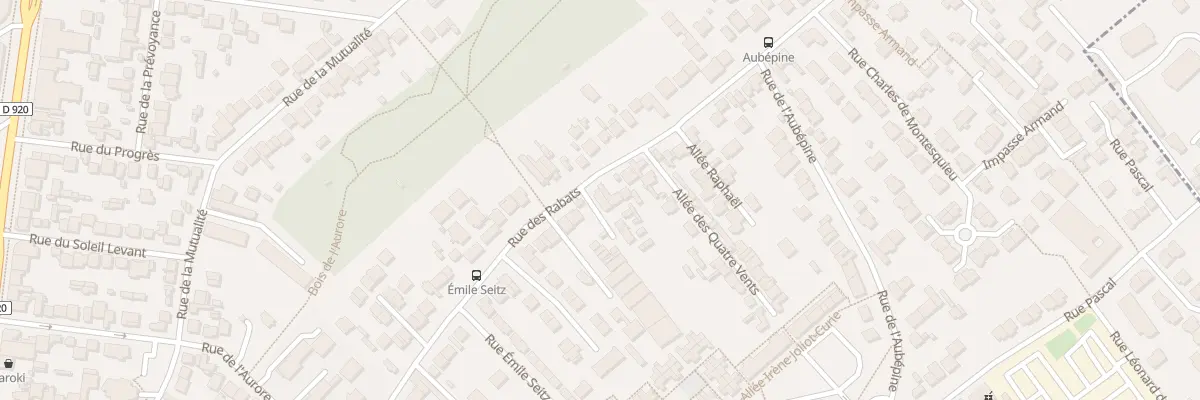 Plan du 99 Rue des Rabats à Antony
