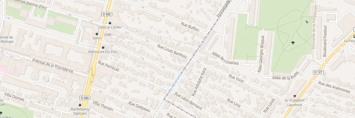 Plan du 20 Rue Louis Barthou à Antony
