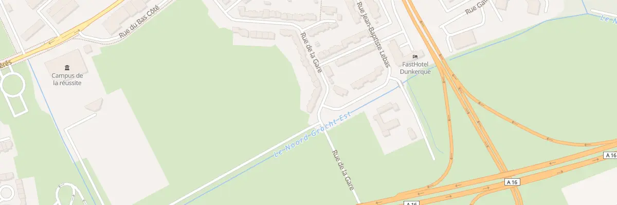 Plan du 58 Rue de la Gare à Grande-Synthe