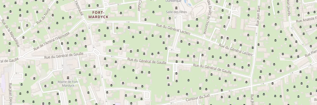 Plan du 36 Rue du General de Gaulle Fm à Dunkerque