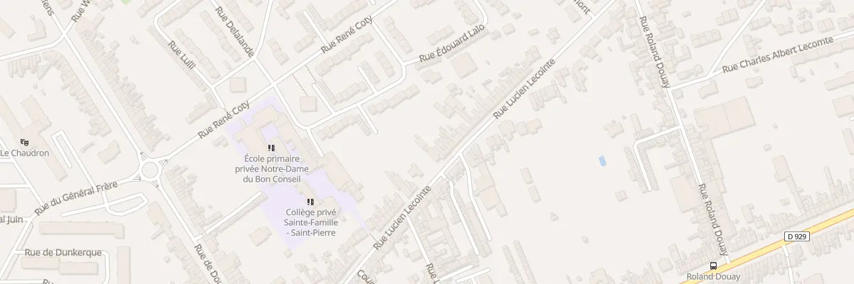 Plan du 133 Rue Lucien Lecointe à Amiens