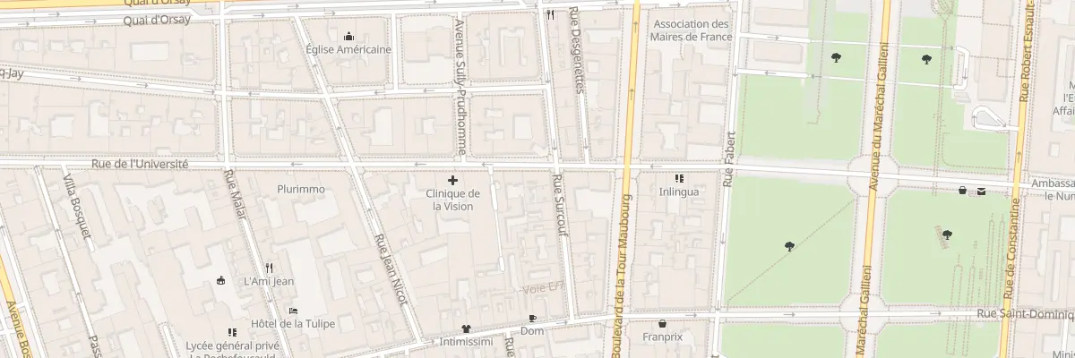 Plan du 121 Rue de l’Université à Paris 7e Arrondissement
