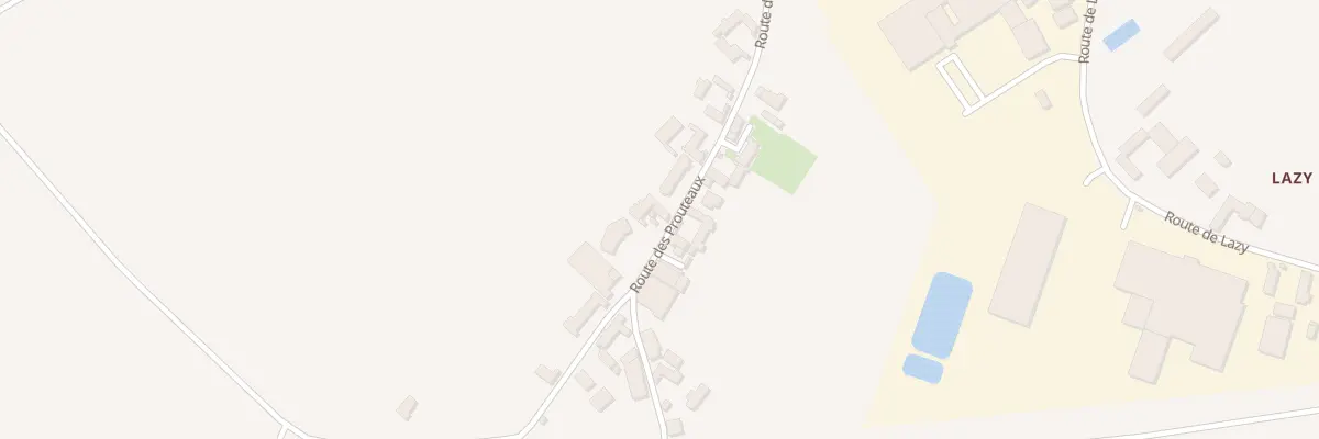 Plan du 5380 Les Prouteaux à Saint-Benoît-sur-Loire